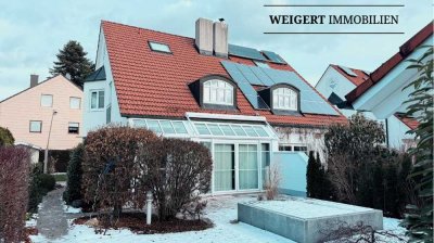 WEIGERT: Ansprechende, gehobene Doppelhaushälfte mit Garage in ruhiger Lage in Eichenau