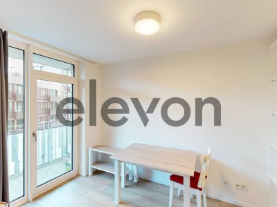Voll möbliert und in bester Lage - Stilvoll eingerichtetes 1-Zimmer-Apartment im elevon!