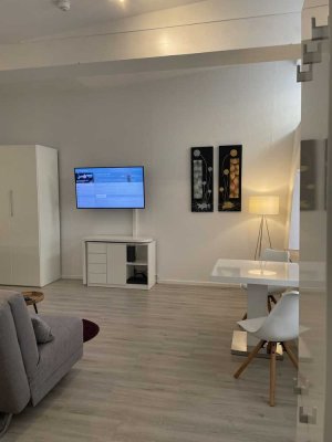 Stilvolle möbelierte 1-Zimmer-EG-Wohnung mit EBK in Bad Wimpfen