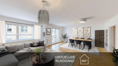 Schick wohnen in einer Traumlage | 4 Zimmer | 2 Bäder | Loggia | Nähe WKO &amp; Palais Schönburg