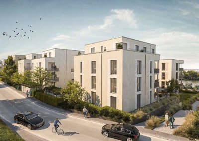 Willkommen in Mainz-Weisenau - 2-Zimmer-Wohnung mit hochwertiger Ausstattung + Terrasse