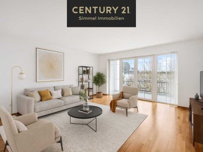 - Reserviert - Lichtdurchflutete 2-Zimmer-Wohnung mit großzügigem Balkon in zentraler Lage