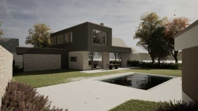 Exklusives 11-Zimmer Einfamilienhaus mit Garage, Pool+Gartenhaus in Chemnitz-Glösa