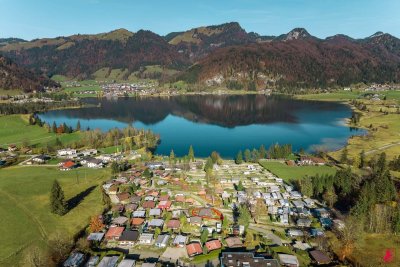 FREIZEITWOHNSITZ! Seeblick!Gemütliche Hütte auf Campingplatz