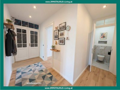 Urbaner Altbau-Wohntraum: Sanierte 4-Zimmer-Wohnung mit Balkon &amp; Wintergarten in Eggenberg