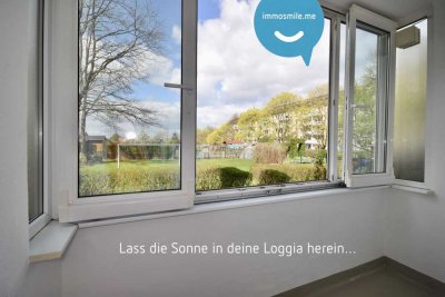 3 Zimmer • verglaster Balkon • Hochparterre • Tageslichtbad mit Wanne • grüner Hausgarten • TOP !