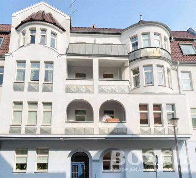 hier wartet echtes Potenzial auf Sie -attraktive 3-Raum-Wohnung mit Terrasse in Stadtfeld