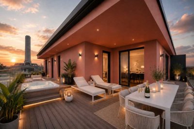 MÜNCHNER IG :Traumhafte Dachterrassenwohnung mit Designküche, Terrasse & hochwertiger Ausstattung!