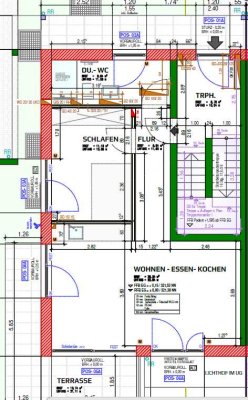 Erstbezug! 2-Zimmer-EG-Wohnung mit geh. Innenausstattung mit Balkon und EBK in Oberboihingen