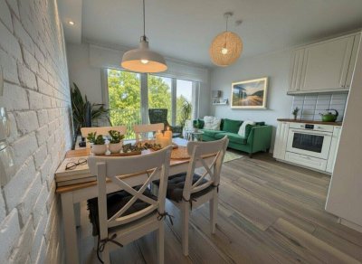 NEUBAU MIT BALKON - Möbiliert - BJ 2016 - 2 Zimmer - ca. 48 m² WFL - Wohnküche - Balkon
