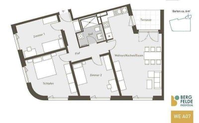Hohen Neuendorf: Bergfelde Living | 4-Zimmer-Wohnung mit 109 m² und gehobener Aussattung