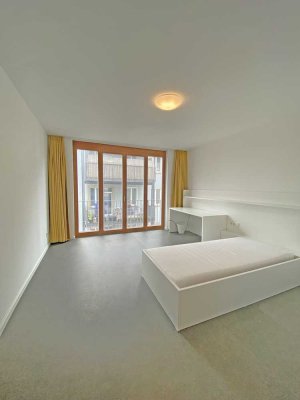 6777 - Teilmöbliertes 1-Zimmer-Apartment mit Gemeinschaftsküche in der Weststadt!