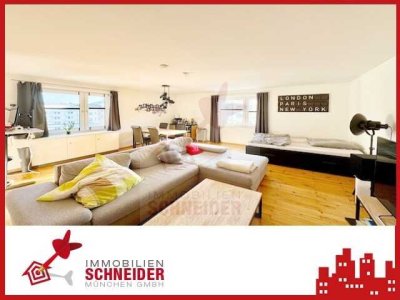 IMMOBILIEN SCHNEIDER - Lehel-  perfekt geschnittene 1 Zi-Wohnung mit sep. Küche und Holzdielenboden