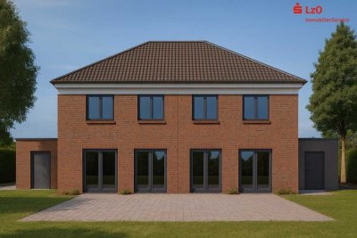 Neubau Doppelhaus in Dinklage – KfW 40 Standard