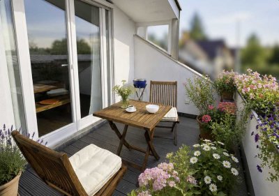 4,5 Zimmer - Sonnenuntergang über den Dächern von München