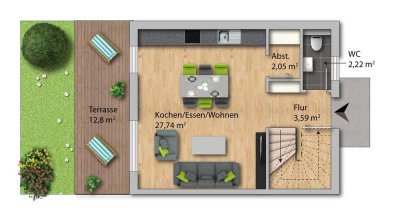 Freundliches Reihenhaus  Köln Godorf