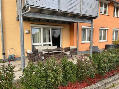 Helle 4-Zimmer-Wohnung mit Garten, Terrasse und Einbauküche in Herrenberg-Affstätt zu vermieten
