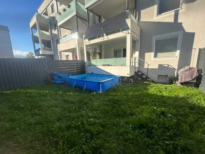 Frisch sanierte 3-Zimmer-Wohnung mit Balkon & Garten!