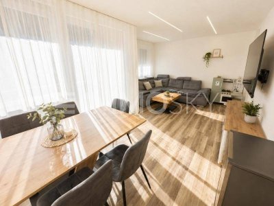 Gemütliche Wohnung mit Garage und Freiflächen