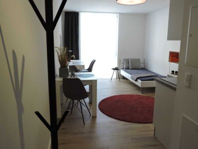 1-Zimmer-Apartments vollmöbliert/unmöbliert mit EBK in Top-Lage