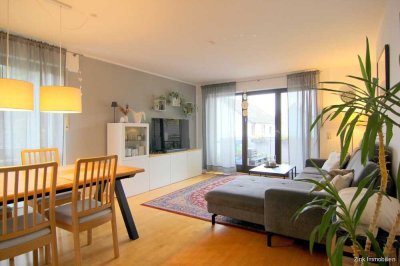 Vermietete 3-Zimmer-Wohnung mit Balkon und Tiefgaragenstellplatz in ruhiger gewachsener Wohnlage