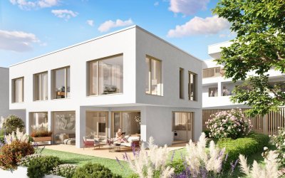 *ALT EGGENBERG - Bestlage: Elegantes Doppelhaus mit Eigengarten - 4 Zimmer