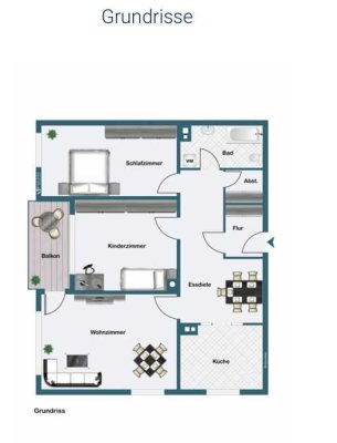 Exklusive 3-Raum-Wohnung in Rendsburg