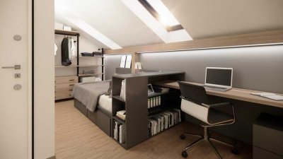 Eichstätt: Möbliertes Studentenapartment im sanierten Dachgeschoss - nur für Studierende, Uninähe