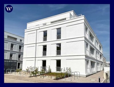 1,2,3,4-Zimmer im EG mit Loggia, moderner, offener Schnitt, Einbauküche, Parkett, 2 Bäder, TG