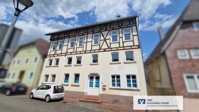 Teilsaniertes Fachwerkhaus im Stadtkern