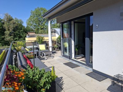 Designwohnung: 3-Zi-Maisonette mit XXL-Dachterrasse & hochwertiger Ausstattung