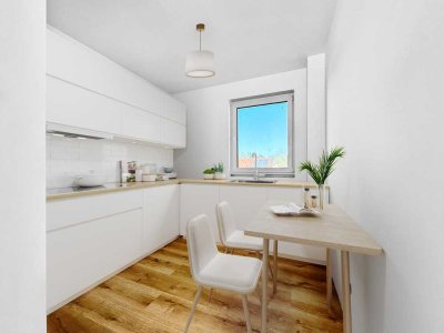 Neubau: 3-Zimmer-Wohnung, Energieeffizienzklasse A+, Balkon, mit Glasfaser/Breitband