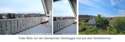 Sonnige 3 Zimmer-Dachgeschosswohnung mit herrlicher Dachloggia in bevorzugter Lage in Hösbach-Ort
