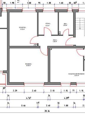 2,5-Zimmer Wohnung mit gehobener Ausstattung in Essen-Frintrop