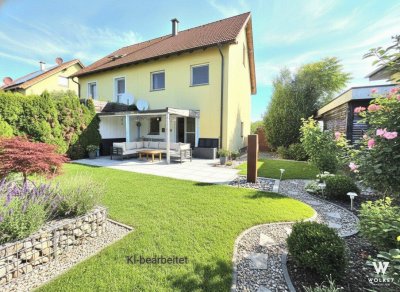 Doppelhaushälfte in ruhiger Siedlung | ca. 119,74 m2 | Garten | Terrasse | Keller | 2 Kfz-Stellplätze