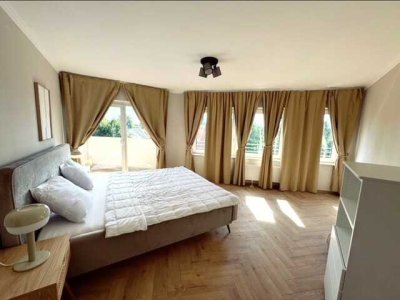 3-Zimmer-Wohnung voll möbliert und mit Stellplatz in Jüchen