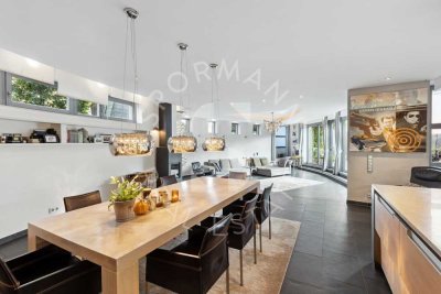 Modernes Architektur-Highlight mit 310 m² Wohnfläche  - Garten & Doppelgarage