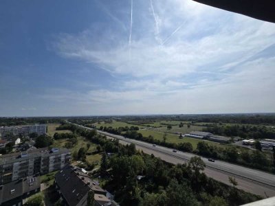 Teilmöblierte 2-Zi.-Wohnung mit schönem Weitblick