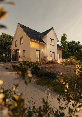 Strahlend und lauschig – ein Traumhaus für die Familie