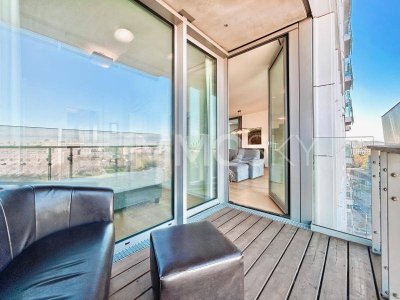 Panoramablick mit Loggia - Stararchitektur nahe Hauptbahnhof!