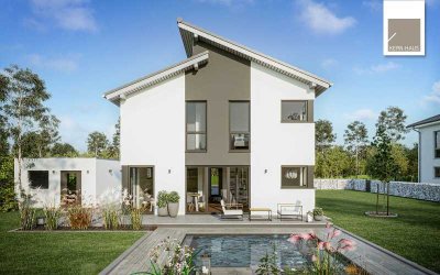 Moderne Pultdach-Architektur massiv, individuell & nachhaltig!
