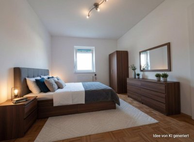 Moderne 4-Zimmer-Wohnung mit Sonnenbalkon und großem Dachboden