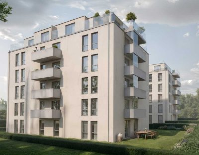 Neubau-Wohnerlebnis mit großem Privatgarten