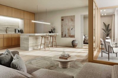 Isarwohnung mit Museumsblick, 3 Zimmer, Loggia & Balkon | 2. OG
