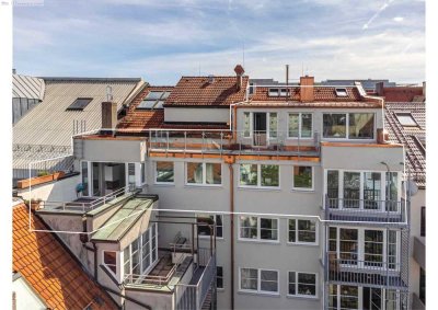 Exklusive Maisonette-Dachgeschosswohnung mit zwei Dachterrassen