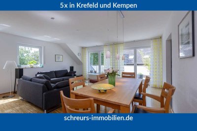 KR - Bockum - Schöner Wohnen: Lichtdurchflutete Dachgeschosswohnung mit Westbalkon und TG -Stellplat