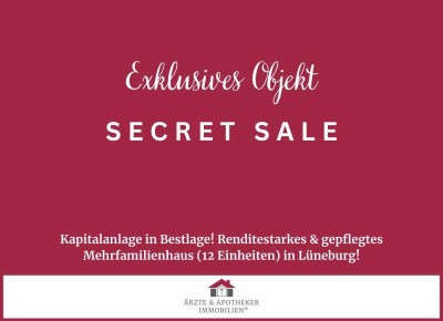 Kapitalanlage in Bestlage! Renditestarkes & gepflegtes Mehrfamilienhaus (12 Einheiten) in Lüneburg!