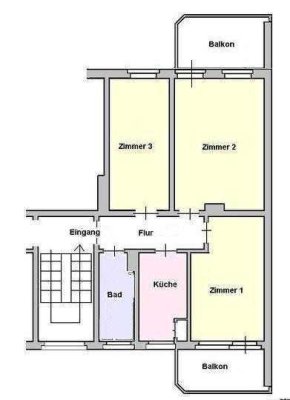 2,5-Zimmer Wohnung in zentraler Lage in Hannover-Zoo