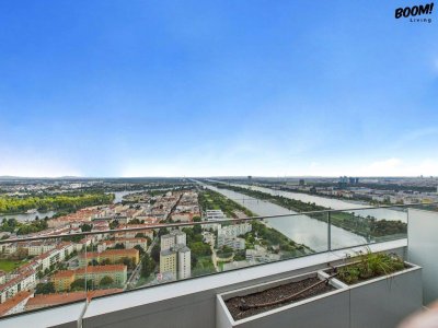 Danubeflats – Österreichs höchstes Wohnhochhaus mit atemberaubendem Ausblick, exklusivem Spa und urbanem Luxus direkt an der Neuen Donau