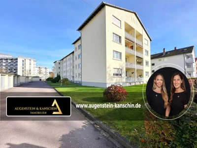 Lichtdurchflutete 2-Zimmer-Wohnung mit sonnigem Balkon und Außenstellplatz!